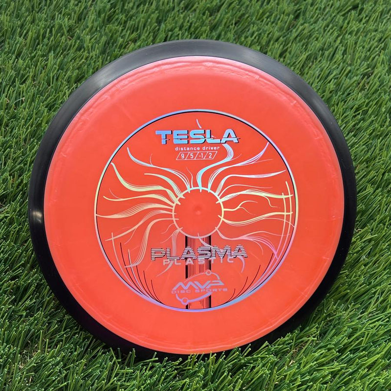 MVP Plasma Tesla with Globe Stock Stamp- 170.25 Orange
