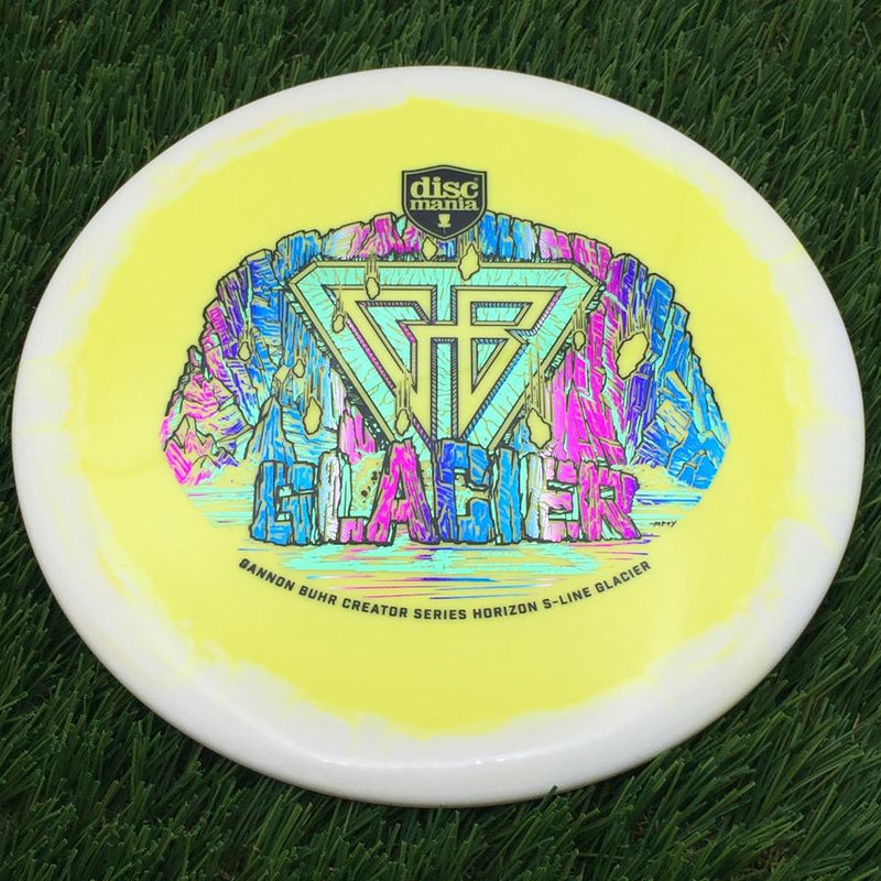 Discmania Horizon S-Line Glacier with Gannon Buhr Creator Series Triple Stamp Stamp- 178.14 Yellow