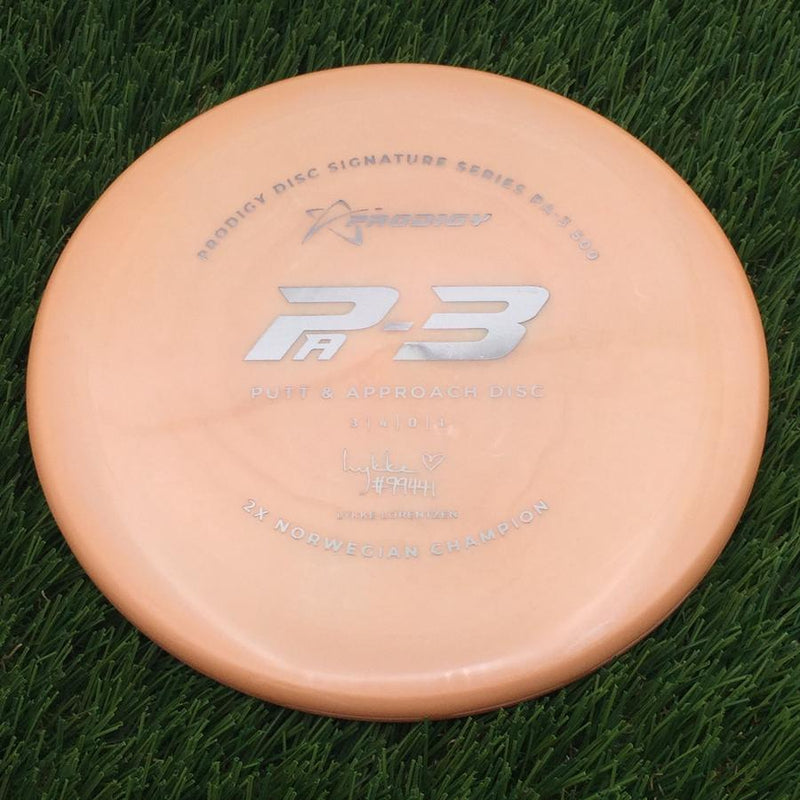 Prodigy 500 PA-3 with 2022 Signature Series Lykke Lorentzen - 2X Norwegian Champion Stamp- 174 Orange