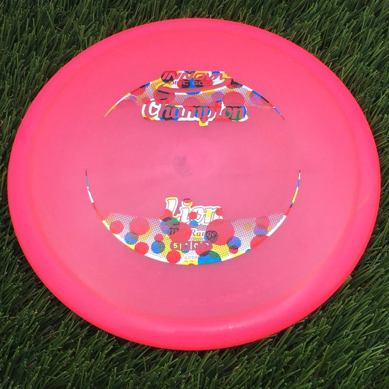 Innova Champion Lion with Circle Fade Stock Stamp- 169.6 Pink