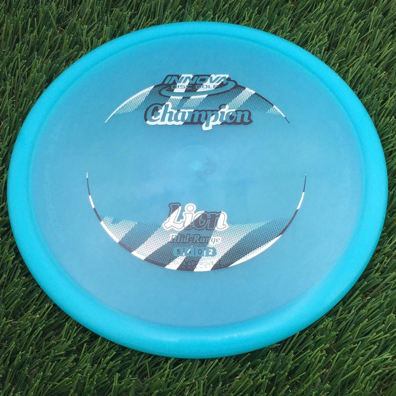 Innova Champion Lion with Circle Fade Stock Stamp- 169.57 Blue