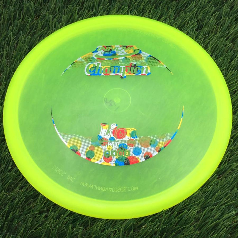 Innova Champion Lion with Circle Fade Stock Stamp- 177.63 Yellow