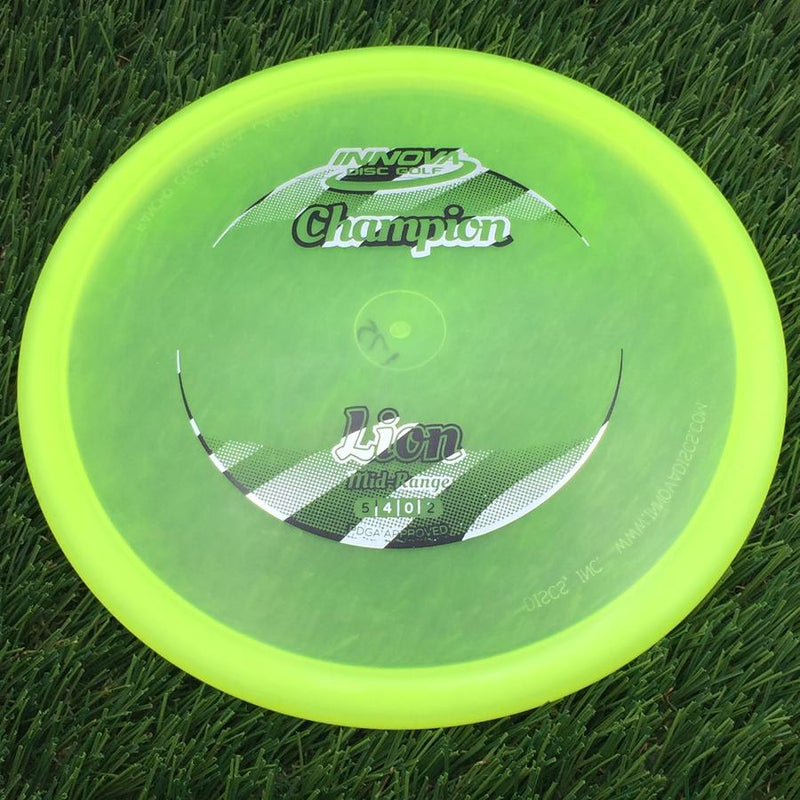 Innova Champion Lion with Circle Fade Stock Stamp- 177.1 Yellow