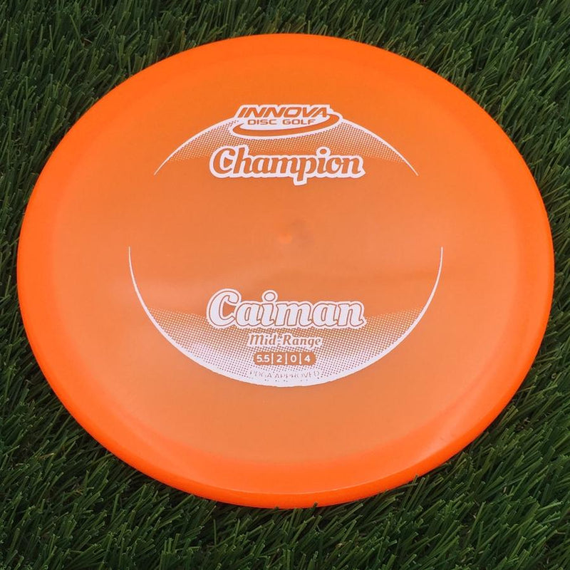 Innova Champion Caiman with Circle Fade Stock Stamp- 169.9 Orange
