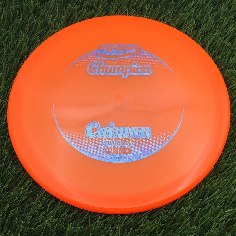 Innova Champion Caiman with Circle Fade Stock Stamp- 175.46 Orange