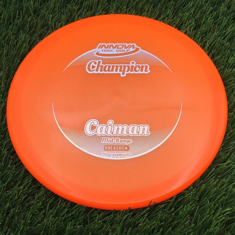 Innova Champion Caiman with Circle Fade Stock Stamp- 174.49 Orange