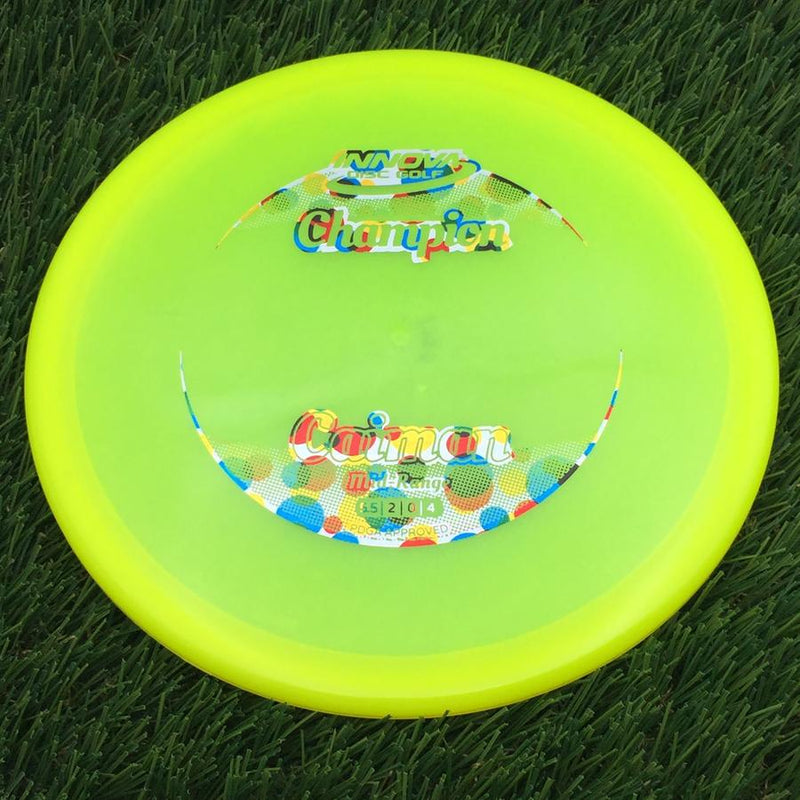 Innova Champion Caiman with Circle Fade Stock Stamp- 173.86 Yellow