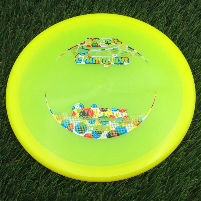 Innova Champion Caiman with Circle Fade Stock Stamp- 174.13 Yellow