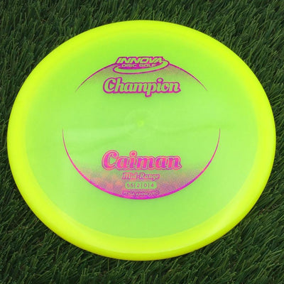 Innova Champion Caiman with Circle Fade Stock Stamp- 174.46 Yellow
