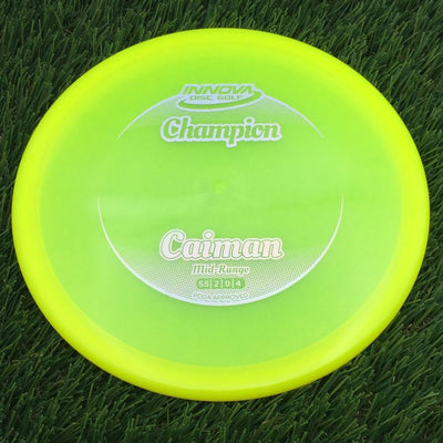 Innova Champion Caiman with Circle Fade Stock Stamp- 174.16 Yellow