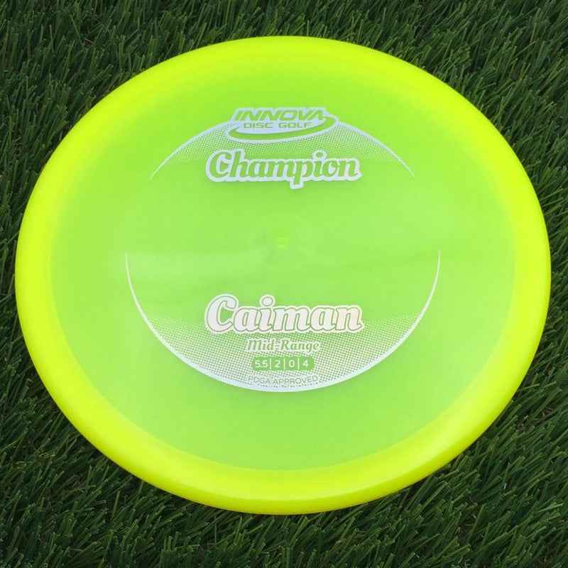 Innova Champion Caiman with Circle Fade Stock Stamp- 174.16 Yellow