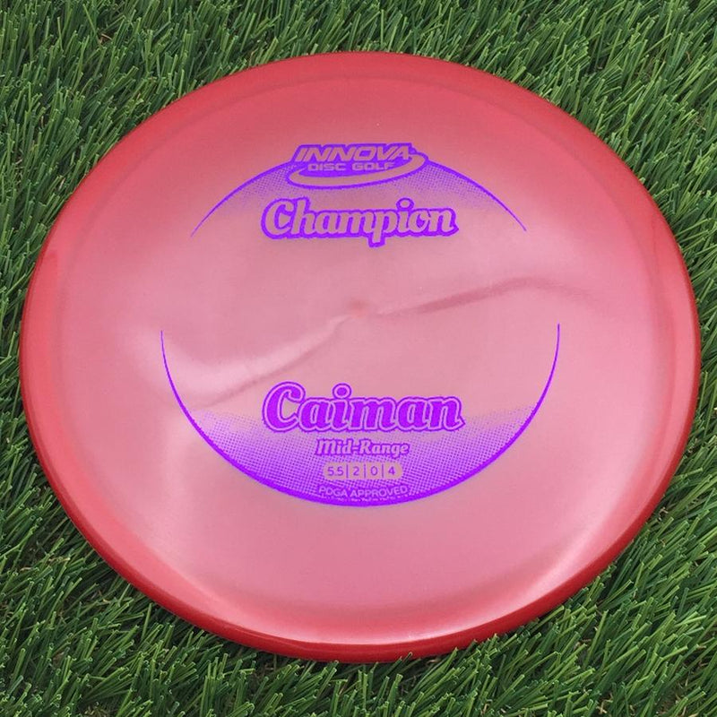 Innova Champion Caiman with Circle Fade Stock Stamp- 164.02 Red