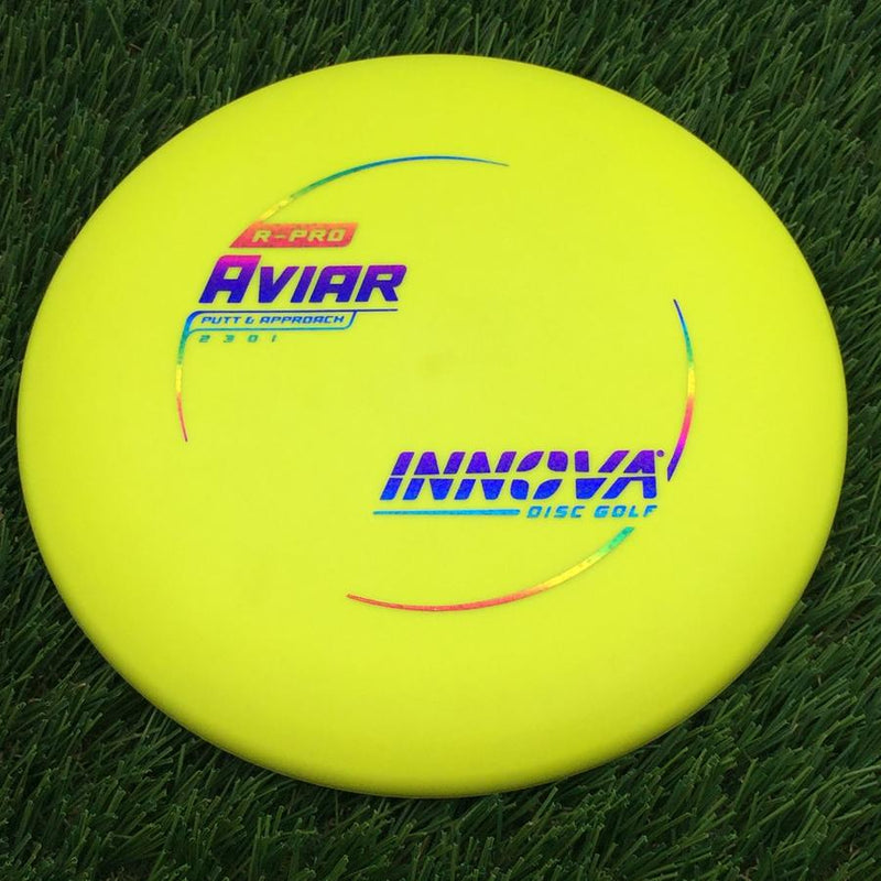 Innova R-Pro Aviar Putter with Burst Logo Stock Stamp- 177.26 Yellow