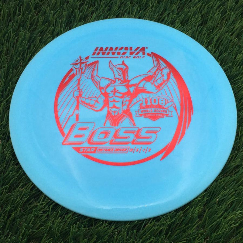Innova Star Boss with Burst Logo Stock 1108 Feet World Record Stamp- 166.81 Blue