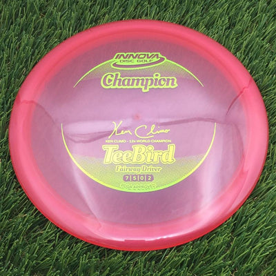 Innova Champion Teebird with Ken Climo - 12x World Champion New Stamp Stamp- 168.39 Red