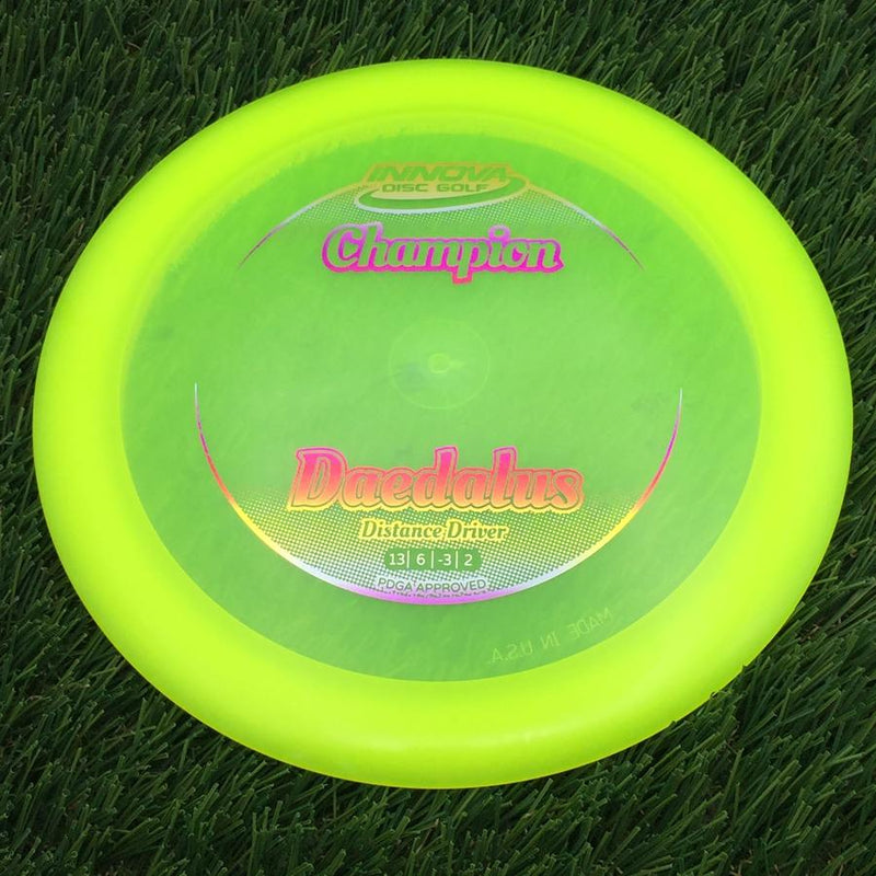 Innova Champion Daedalus with Circle Fade Stock Stamp- 173.21 Yellow