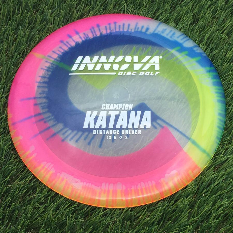 Innova Champion I-Dye Katana with Burst Logo Stock Stamp- 168.88 Pink
