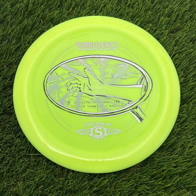 Streamline Neutron - Streamline Turbulence with Special Edition Art by ZAM - Hand Out the Window Stamp- 166.51 Yellow