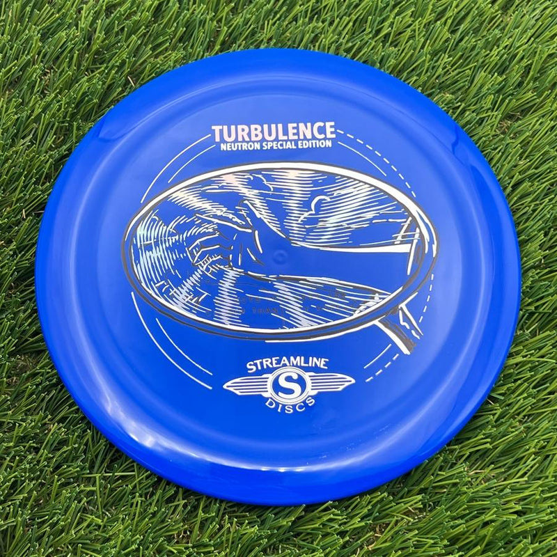 Streamline Neutron - Streamline Turbulence with Special Edition Art by ZAM - Hand Out the Window Stamp- 168.4 Blue