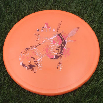 Discraft Big Z Collection Malta with Big Z Stock Stamp with Inside Rim Embossed PM Paul McBeth Stamp- 176 Orange