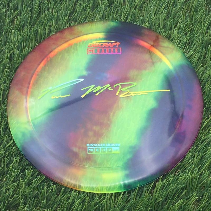 Discraft Elite Z Fly-Dyed Zeus with Paul McBeth Large Signature Stamp- 172 Dyed