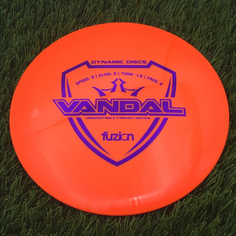 Dynamic Discs Fuzion Vandal- 171 Orange