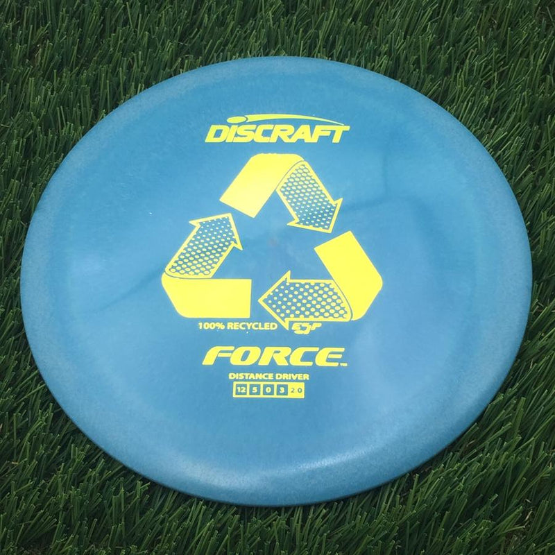 Discraft Recycled ESP Force with 100% Recycled ESP Stock Stamp- 166 Blue