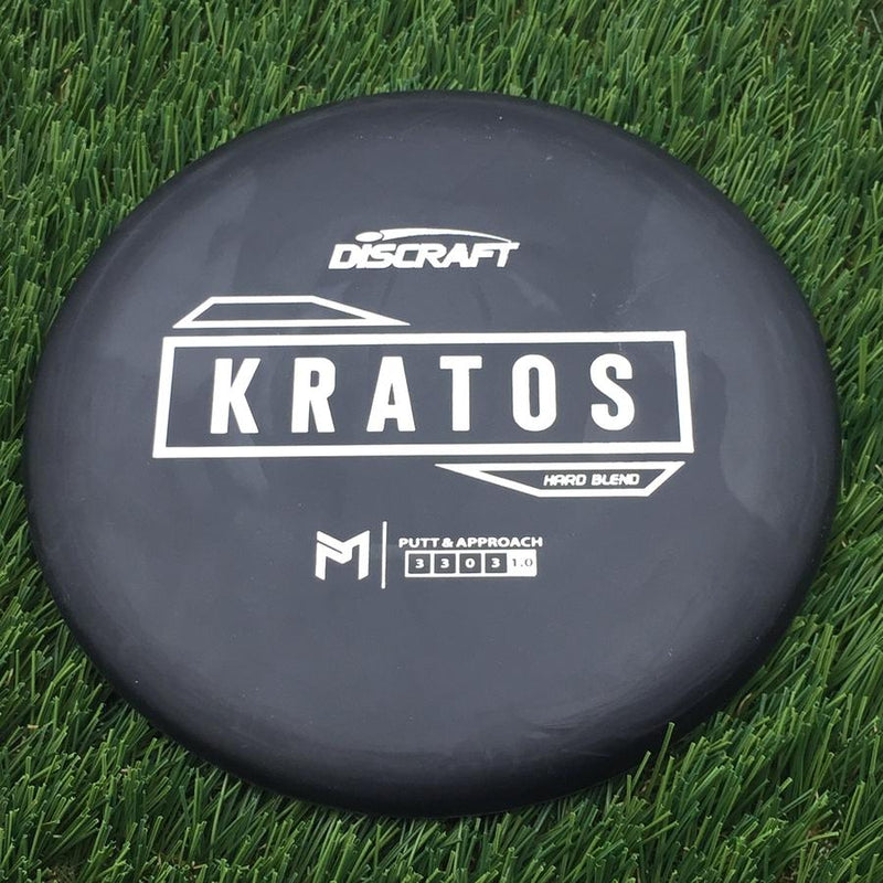 Discraft Putter Line Hard Kratos with PM Logo Stock Stamp Stamp- 174 Black