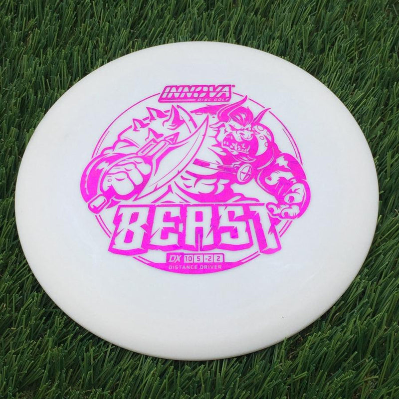 Innova DX Beast with Burst Logo Stock Stamp- 163 White