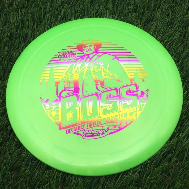 Innova Gstar Boss with Stock Character Stamp- 175.79 Green