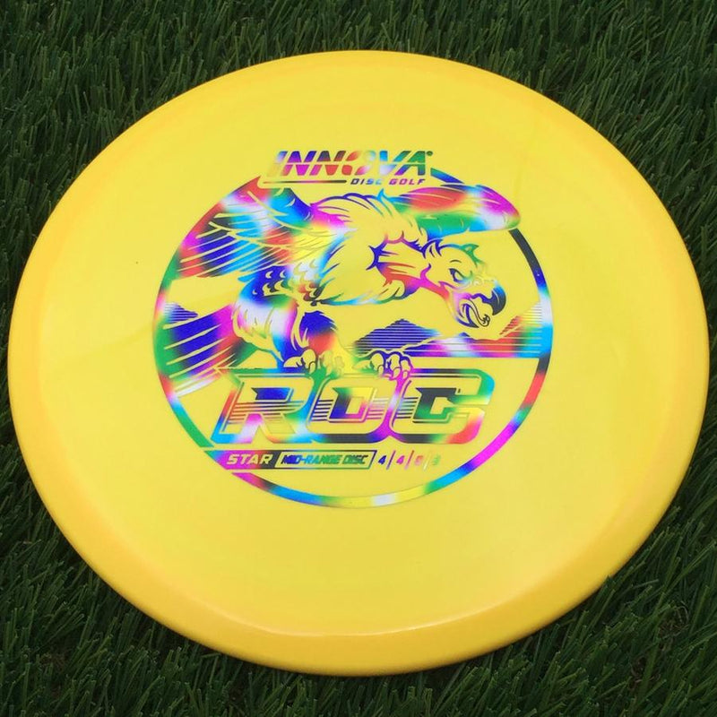 Innova Star Roc with Burst Logo Stock Stamp- 176.5 Yellow