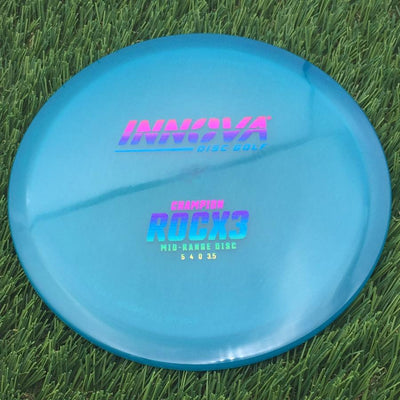Innova Champion RocX3 with Burst Logo Stock Stamp- 176.13 Blue