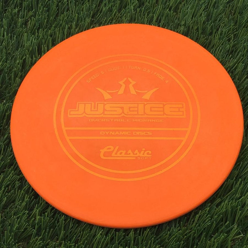 Dynamic Discs Classic Soft Justice- 173.86 Orange