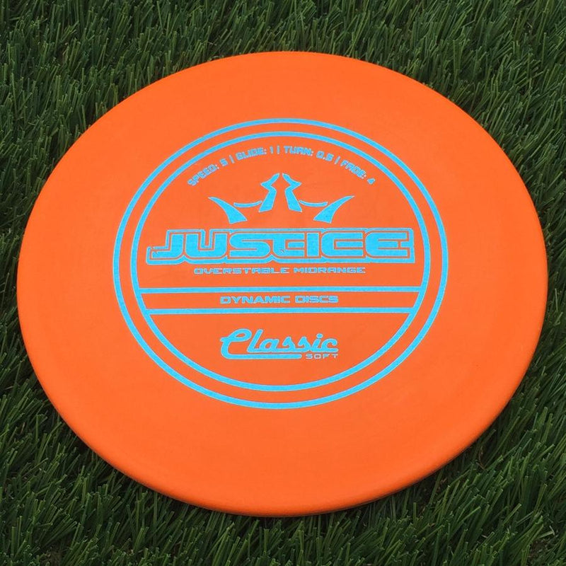 Dynamic Discs Classic Soft Justice- 173.32 Orange