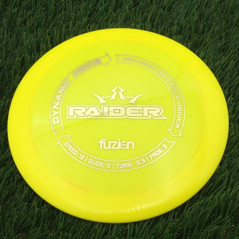 Dynamic Discs BioFuzion Raider- 177.4 Yellow