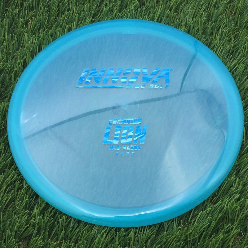 Innova Champion Lion with Burst Logo Stock Stamp- 176.6 Blue