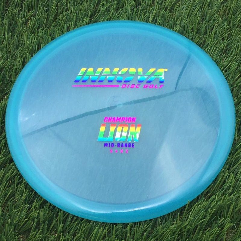 Innova Champion Lion with Burst Logo Stock Stamp- 177.76 Blue