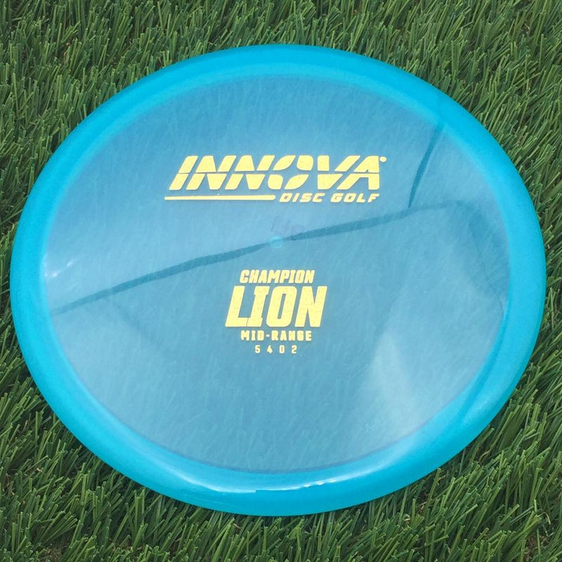 Innova Champion Lion with Burst Logo Stock Stamp- 177.2 Blue