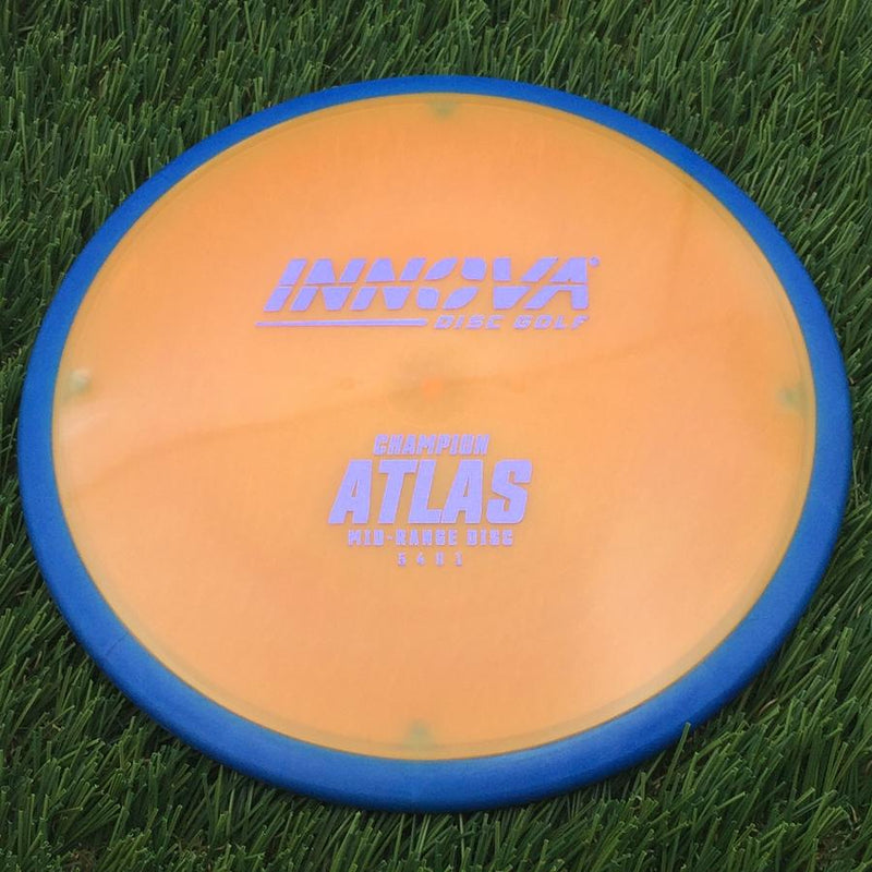 Innova Overmold Champion Atlas with Burst Logo Stock Stamp- 179.3 Orange