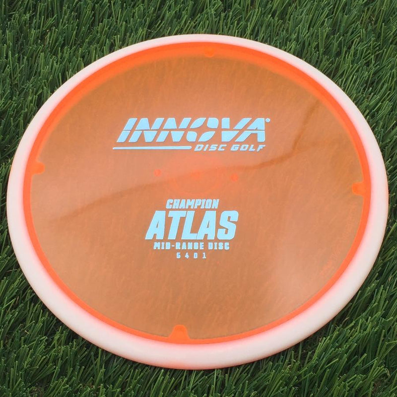Innova Overmold Champion Atlas with Burst Logo Stock Stamp- 174.07 Orange