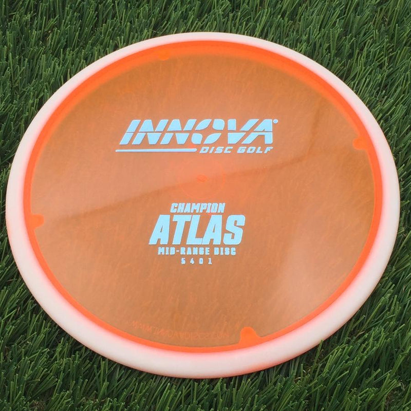 Innova Overmold Champion Atlas with Burst Logo Stock Stamp- 174.15 Orange