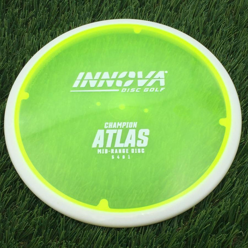 Innova Overmold Champion Atlas with Burst Logo Stock Stamp- 164.31 Yellow