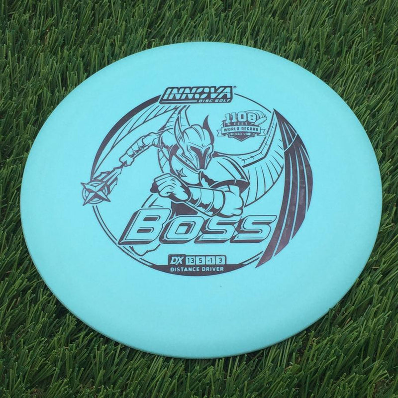 Innova DX Boss with 1108 Feet World Record Distance Model Stamp- 170.16 Blue