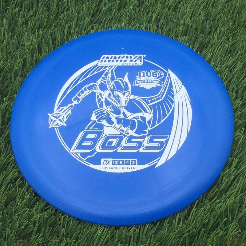 Innova DX Boss with 1108 Feet World Record Distance Model Stamp- 169.88 Blue