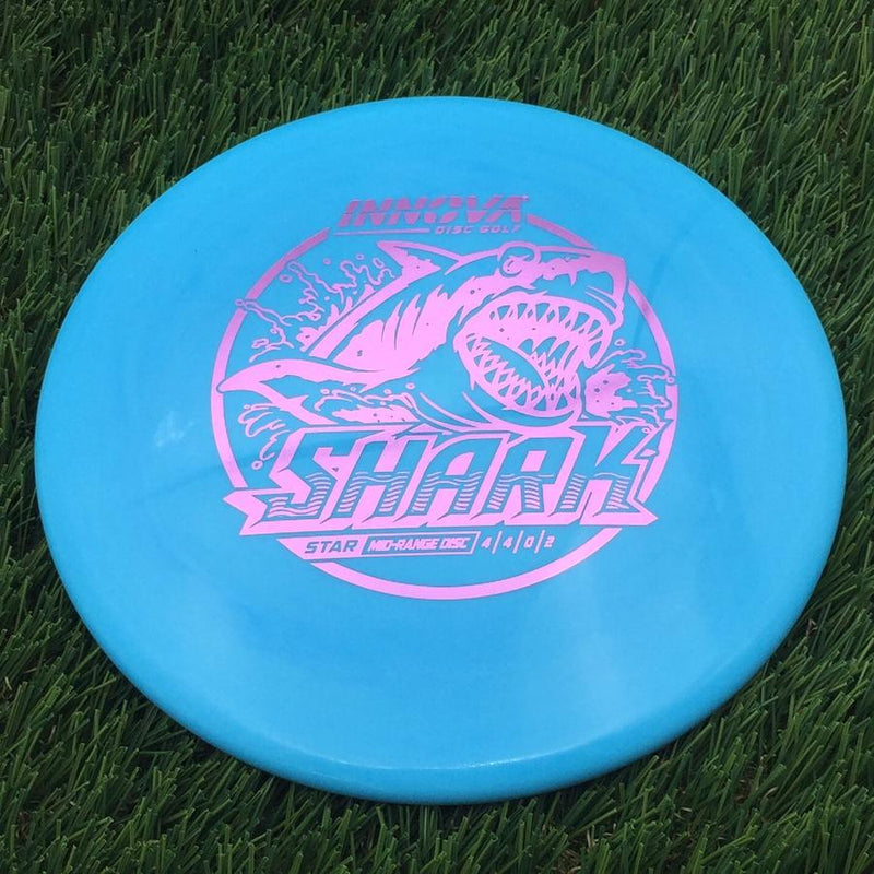 Innova Star Shark with Burst Logo Stock Stamp- 164 Blue