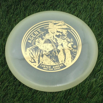 Dynamic Discs Lucid-X Moonshine Glow Agent with Carter Ahrens Secret Agent Team Series 2023 Stamp- 176 Glow