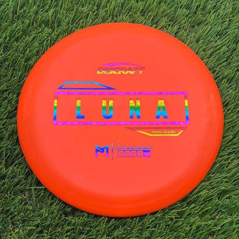 Discraft Putter Line Hard Luna with PM Logo Stock Stamp Stamp- 167.69 Orange