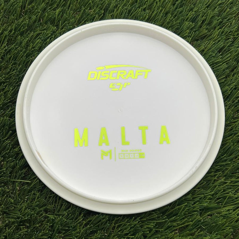Discraft ESP Malta with Dye Line Blank Top Bottom Stamp- 169.98 White
