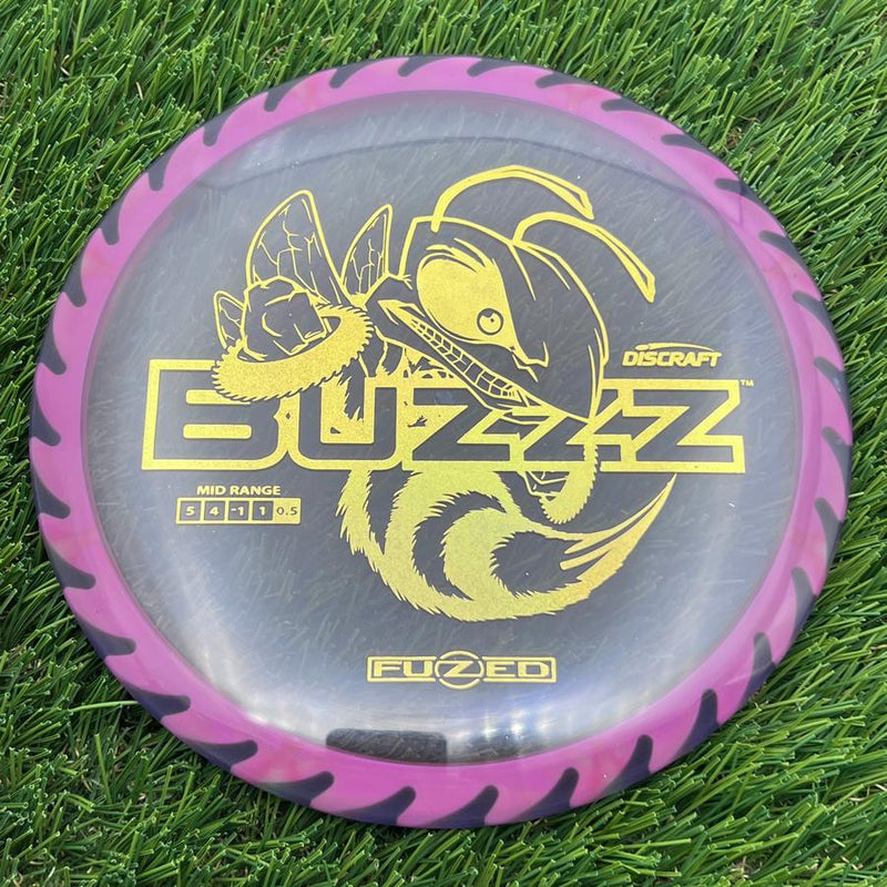 Discraft Elite Z FuZed Line with Saw Pattern Buzzz with Big Bee with Saw Blade - "Buzzzsaw" Stamp- 172.72 Purple