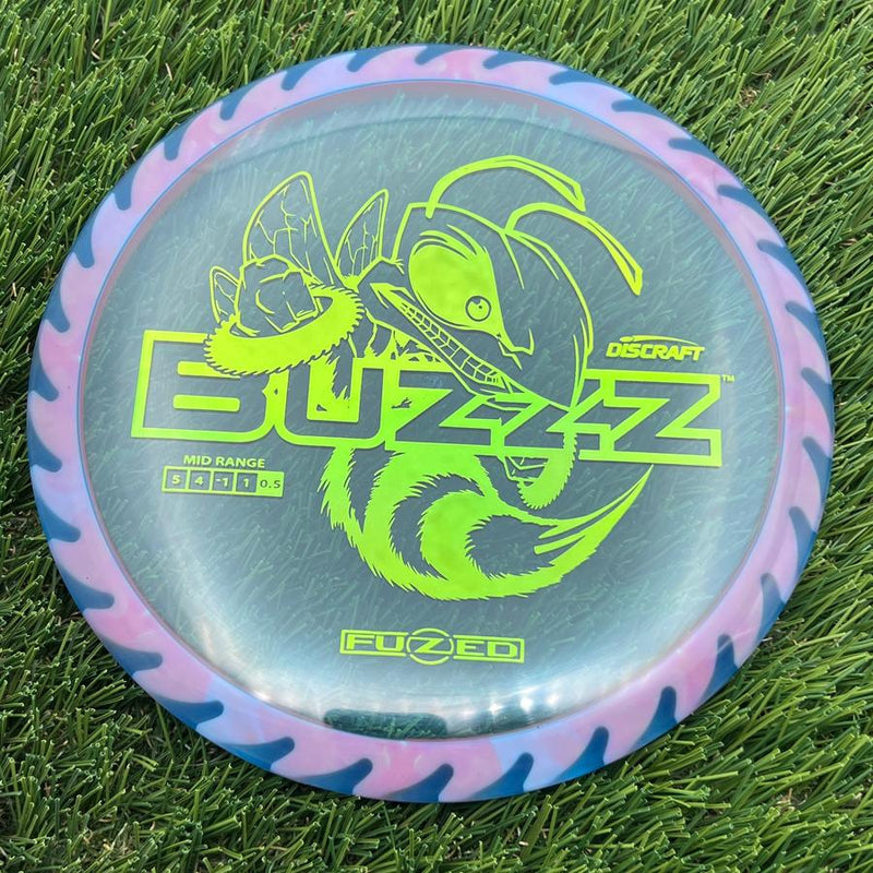Discraft Elite Z FuZed Line with Saw Pattern Buzzz with Big Bee with Saw Blade - "Buzzzsaw" Stamp- 174.53 Purple